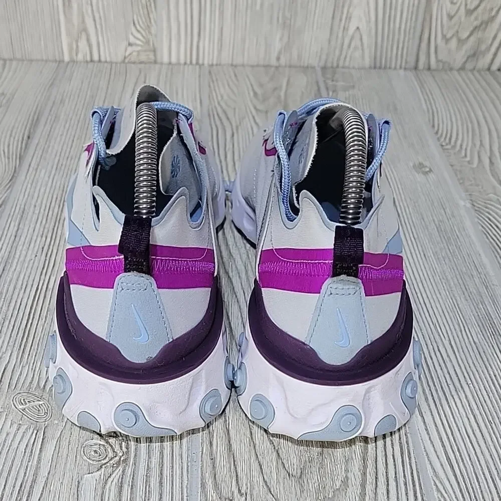 Nike Womens React Element 55 Psychic Blue Size 9.5